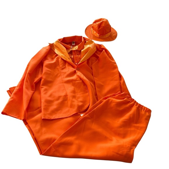 Dumb and Dumber Costume Men's Orange Suit - Picture 3 of 5